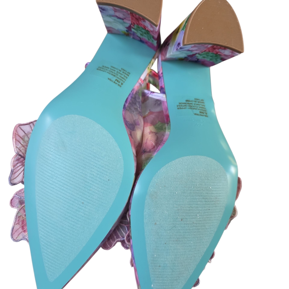 Betsey Johnson Floral Women's Heels - Multicolor - Picture 4 of 6